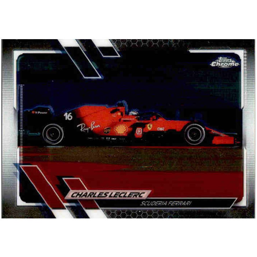 Charles Leclerc, #106, 2021 Topps Chrome Formula 1 Racing