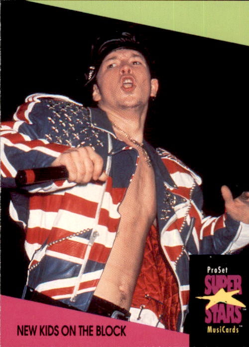 New Kids on the Block, #96, 1991 Pro Set Super Stars MusiCards