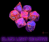 CHX 30064 Borealis Cosmos/gold Polyhedral 7-Dice Set (with bonus die)