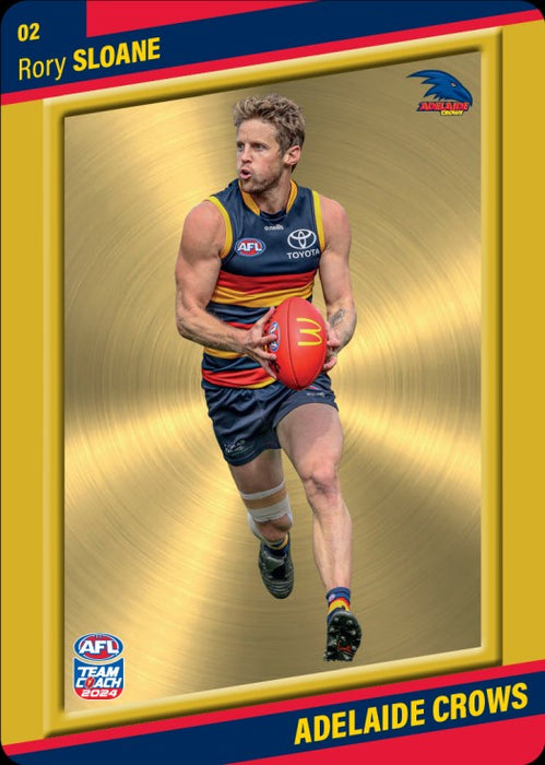 Rory Sloane, 02, Gold Parallel, 2024 Teamcoach AFL