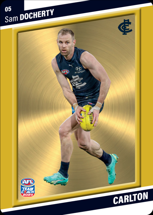 Sam Docherty, 05, Gold Parallel, 2024 Teamcoach AFL