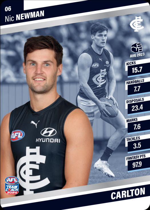 2024 Teamcoach AFL Silver Parallel Cards - Cards 1 to 100 - Pick Your Card