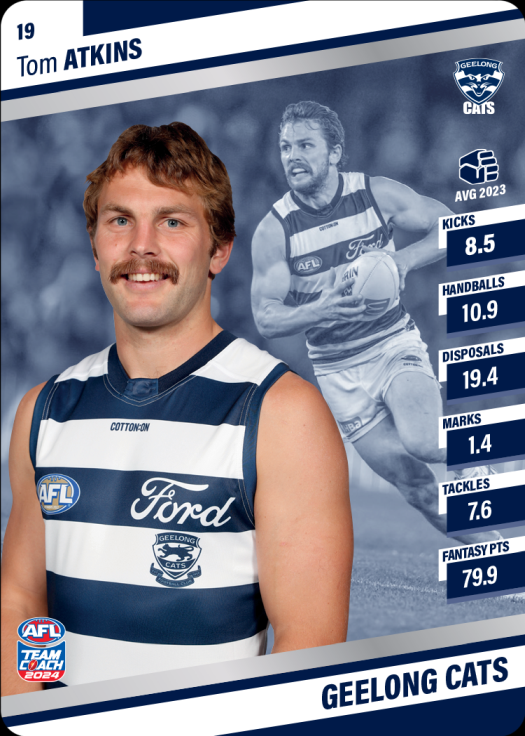 2024 Teamcoach AFL Silver Parallel Cards - Cards 1 to 100 - Pick Your Card