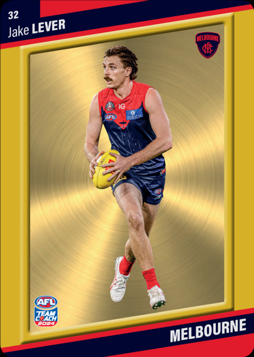 Jake Lever, 32, Gold Parallel, 2024 Teamcoach AFL