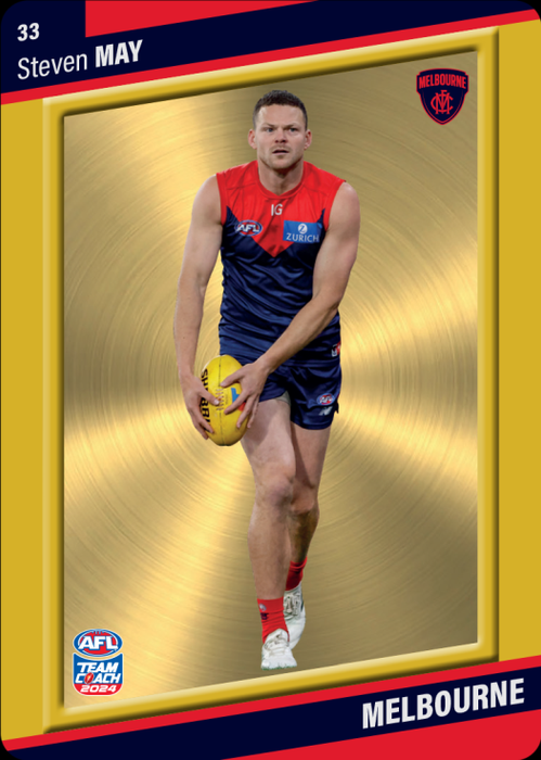 Steven May, 33, Gold Parallel, 2024 Teamcoach AFL