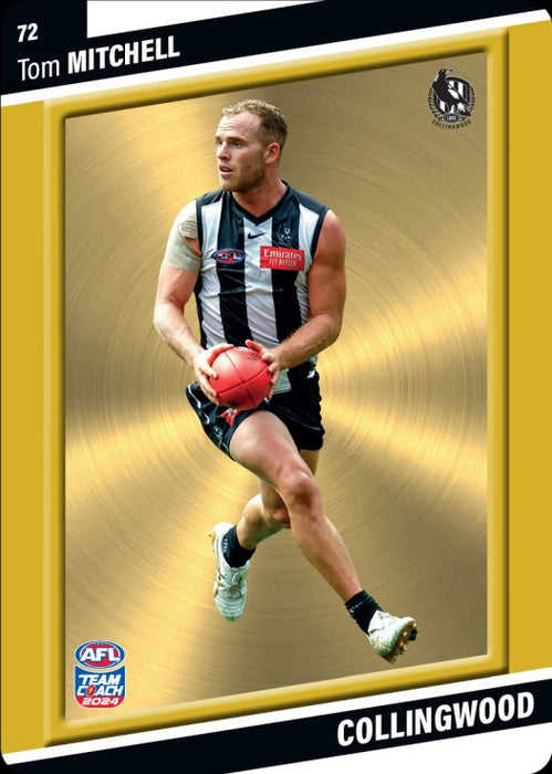 Tom Mitchell, 72, Gold Parallel, 2024 Teamcoach AFL