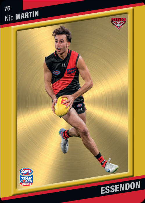 Nic Martin, 75, Gold Parallel, 2024 Teamcoach AFL