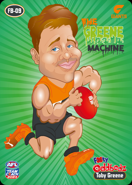 Toby Greene, FB-09, Footy Oddbodz, 2024 Teamcoach AFL