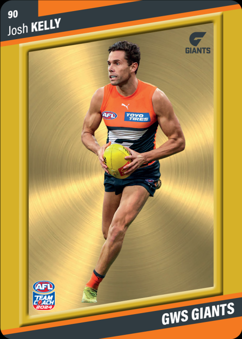 Josh Kelly, 90, Gold Parallel, 2024 Teamcoach AFL