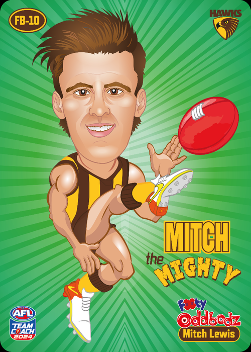 Mitch Lewis, FB-10, Footy Oddbodz, 2024 Teamcoach AFL