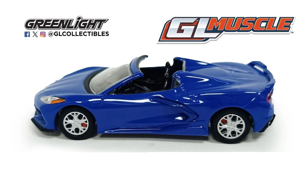 2021 Corvette Stingray Convertible, GL Muscle Series 30, 1:64 Scale Diecast Car