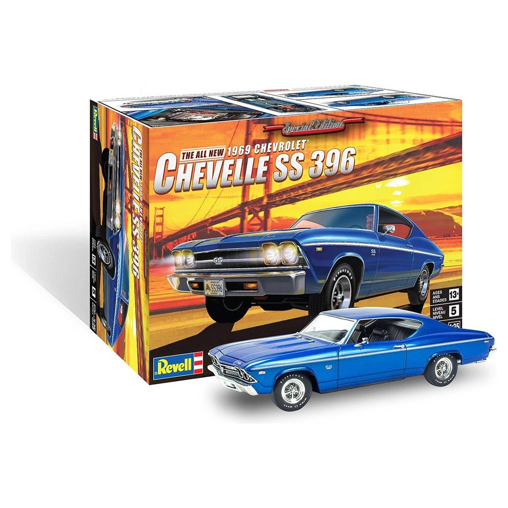 REVELL 1969 CHEVROLET CHEVELLE SS 396, 1:25 Scale Model Kit
