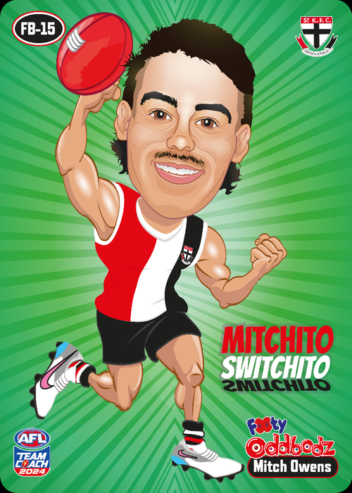 Mitch Owens, FB-15, Footy Oddbodz, 2024 Teamcoach AFL