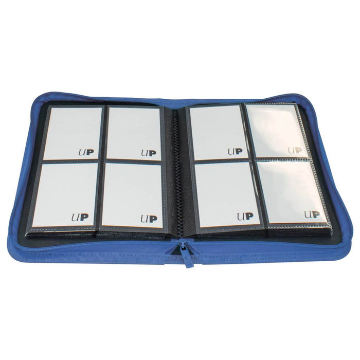 ULTRA PRO Binder - Vivid 4-Pocket Zippered Pro-Binder: Blue