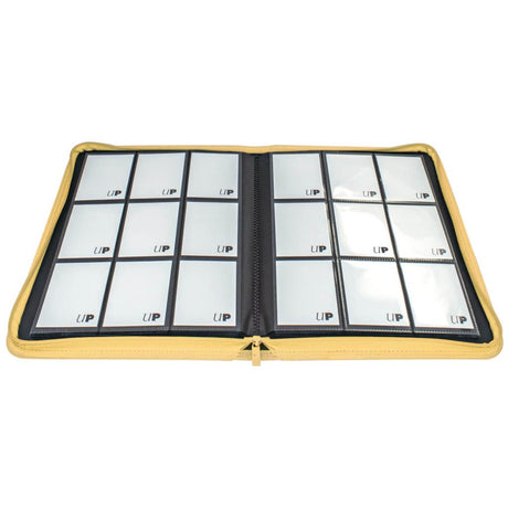 ULTRA PRO Binder - Vivid 9-Pocket Zippered Pro-Binder: Yellow