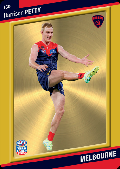 Harrison Petty, 160, Gold Parallel, 2024 Teamcoach AFL