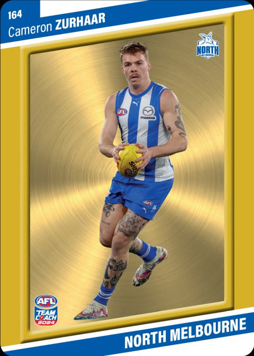 Cameron Zurhaar, 164, Gold Parallel, 2024 Teamcoach AFL