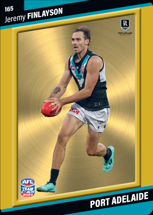 Jeremy Finlayson, 165, Gold Parallel, 2024 Teamcoach AFL
