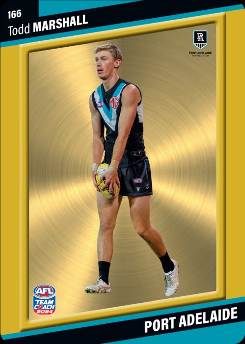 Todd Marshall, 166, Gold Parallel, 2024 Teamcoach AFL