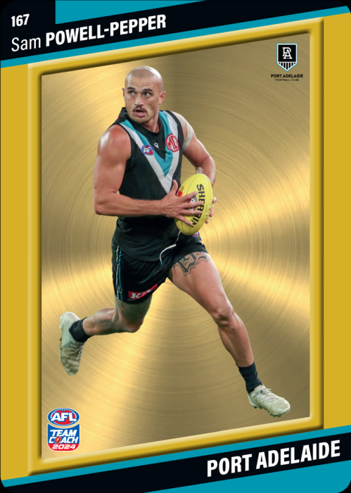 Sam Powell-Pepper, 167, Gold Parallel, 2024 Teamcoach AFL