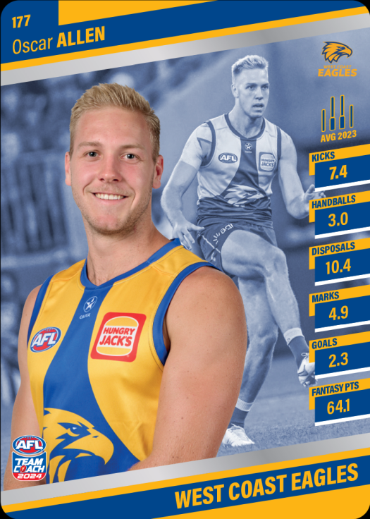 2024 Teamcoach AFL Silver Parallel Cards - Cards 101 to 200 - Pick Your Card