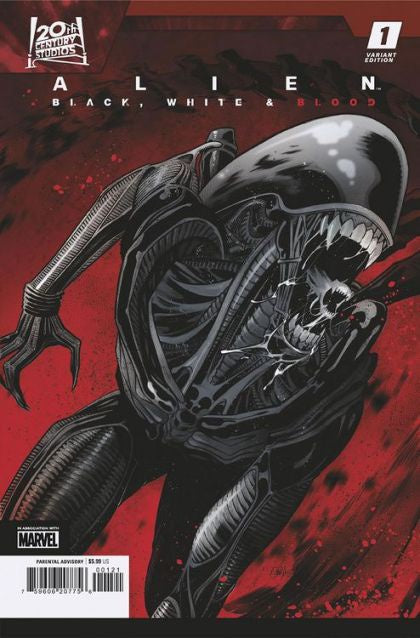 Alien: Black, White & Blood #1 Casagrande Variant Comic