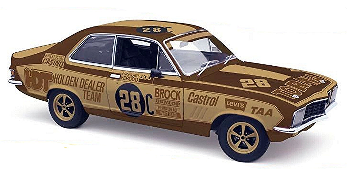 Classic Carlectables Holden LJ Torana XU-1, 1972 Bathurst Winner 50th Anniversary Gold Livery, 1:18 Scale Diecast Model Car