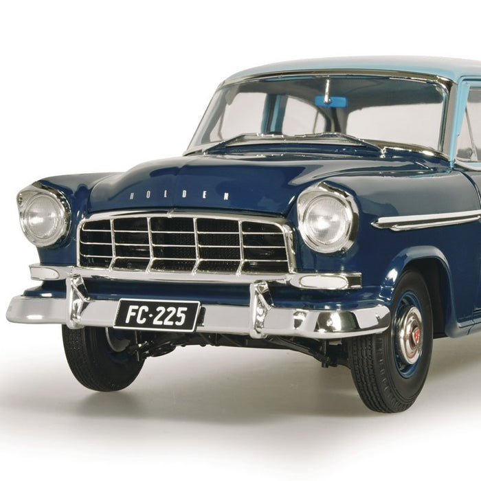 Classic Carlectables Holden FC Special Cambridge Blue over Teal Blue, 1:18 Scale Diecast Model Car