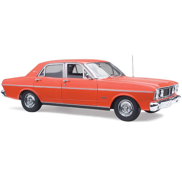 Classic Carlectables Ford XT Falcon GT Brambles Red, 1:18 Scale Diecast Model Car