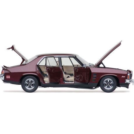 Classic Carlectables Holden HJ Monaro GTS Sedan Claret Metallic, 1:18 Scale Diecast Model Car