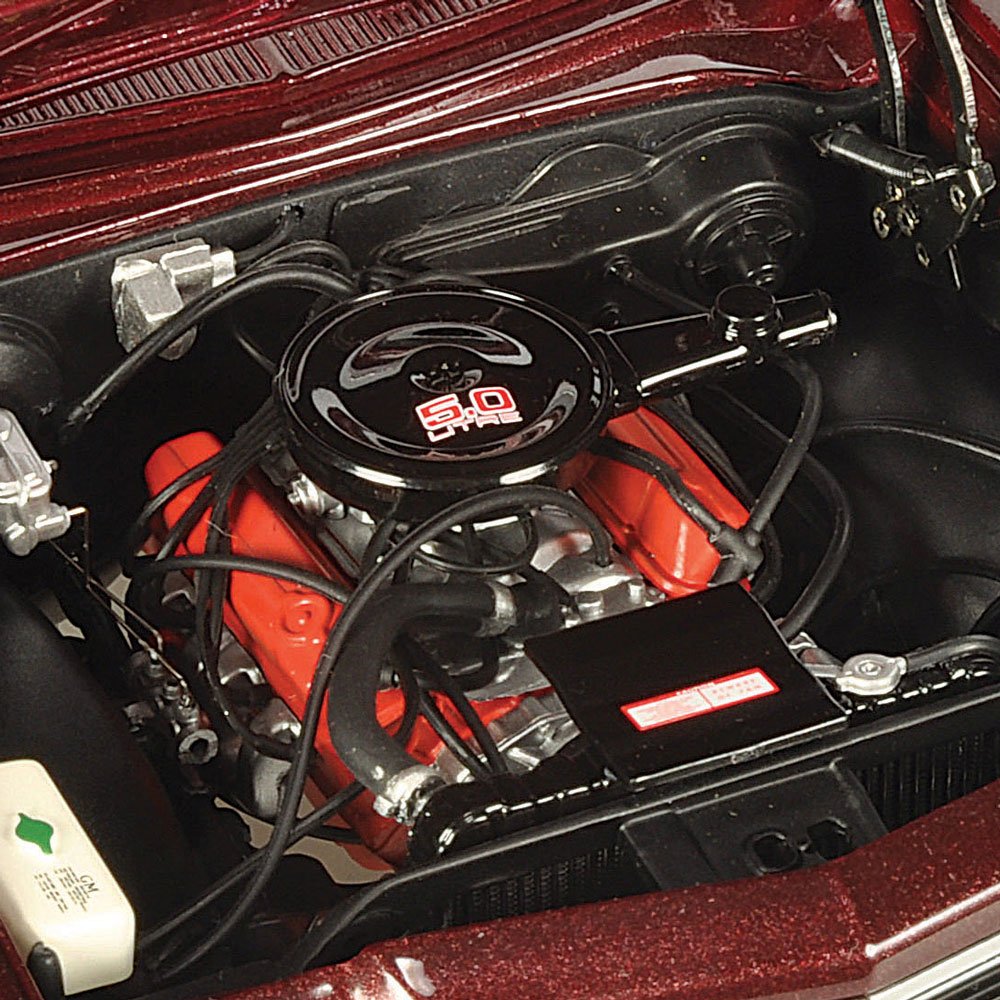 Classic Carlectables Holden HJ Monaro GTS Sedan Claret Metallic, 1:18 Scale Diecast Model Car