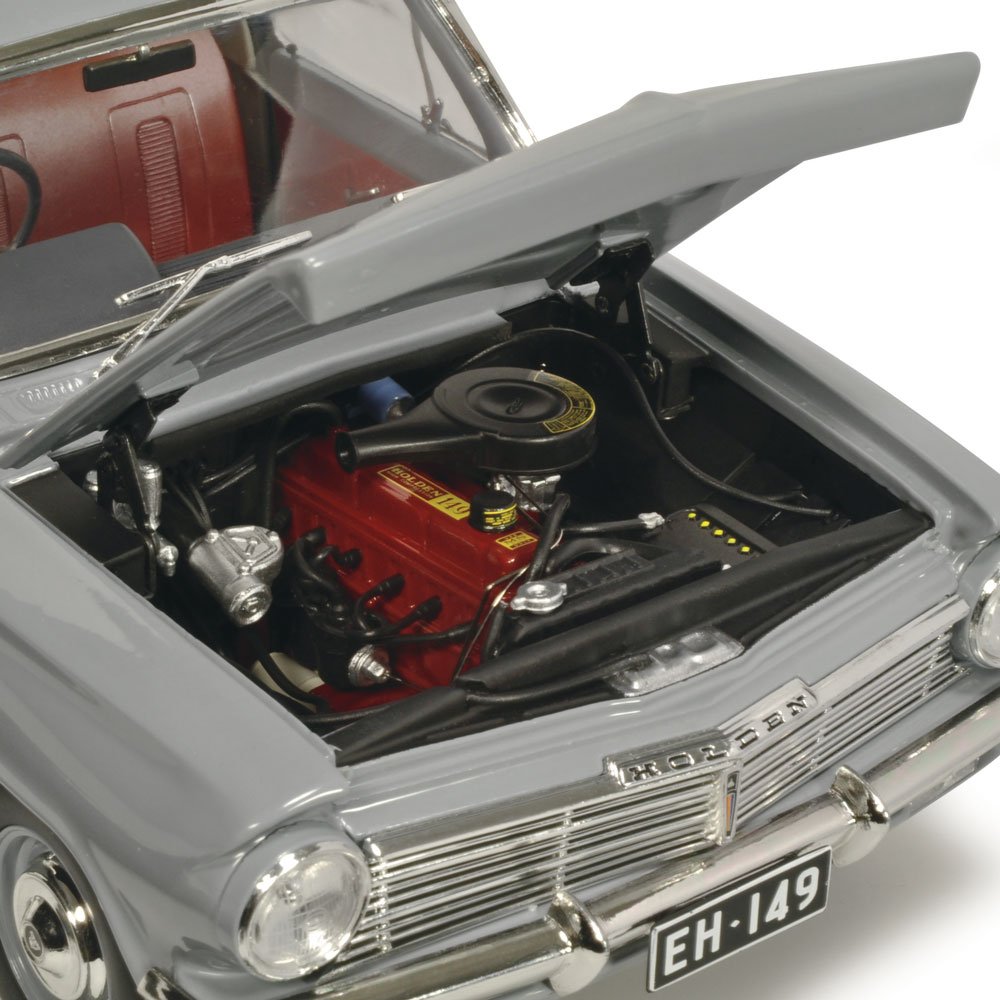 Classic Carlectables Holden EH Panel Van Gundagai Grey, 1:18 Scale Diecast Model Car
