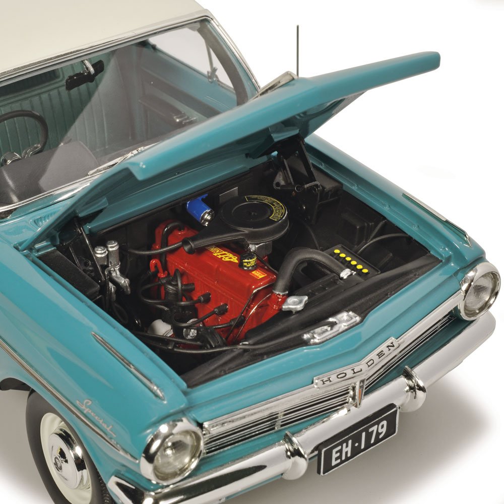 Classic Carlectables Holden EH Special Aqua Turquoise, 1:18 Scale Diecast Model Car