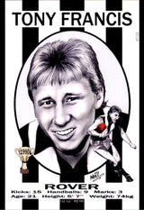 Collingwood Magpies 1990 Premiers Card Set by Noel