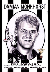 Collingwood Magpies 1990 Premiers Card Set by Noel