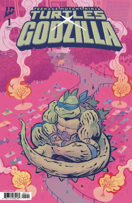 Teenage Mutant Ninja Turtles x Godzilla #1 Juni Ba Variant Comic