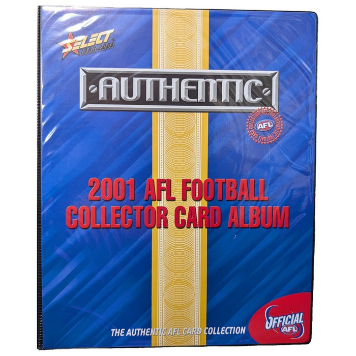 2001 Select AFL Authentic Official Collector Album & 220 Card Set