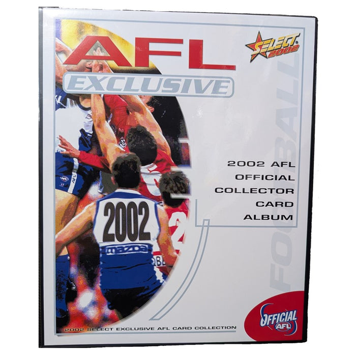 2002 Select AFL Exclusive Official Collector Album & 220 Card Set