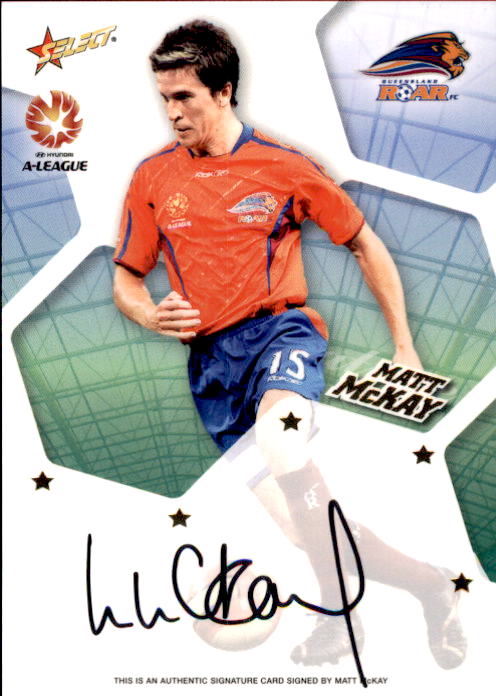 2007 Select A-League Soccer Signature Set of 8 Cards