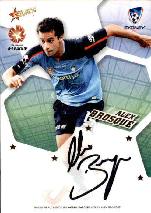 2007 Select A-League Soccer Signature Set of 8 Cards