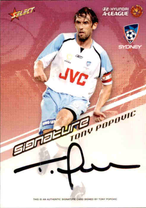 2008 Select A-League Soccer Signature Set of 8 Cards