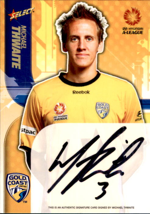 2009 Select A-League Soccer Signature Set of 10 Cards
