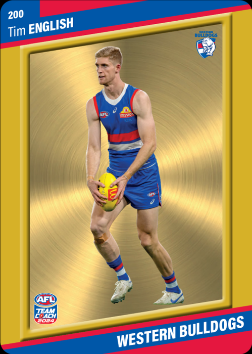 Tim English, 200, Gold Parallel, 2024 Teamcoach AFL