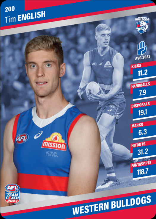 2024 Teamcoach AFL Silver Parallel Cards - Cards 101 to 200 - Pick Your Card