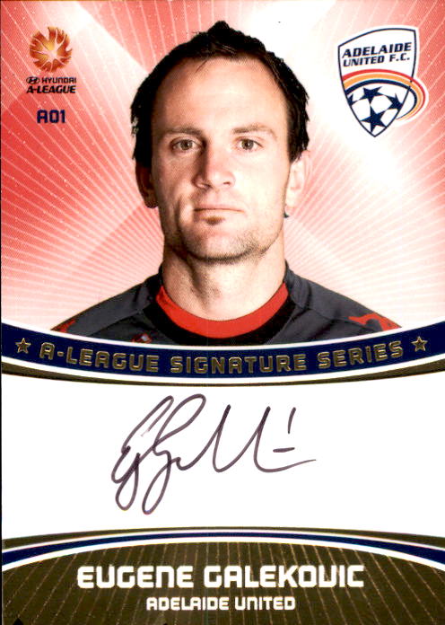 2013 SE A-League Soccer Signature Series Set of 10 Cards