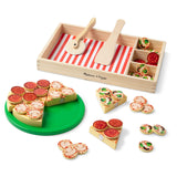 Melissa & Doug - Wooden Pizza Party Play Set