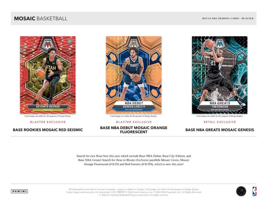 2023-24 Panini Mosaic Basketball 6-Pack Blaster Box