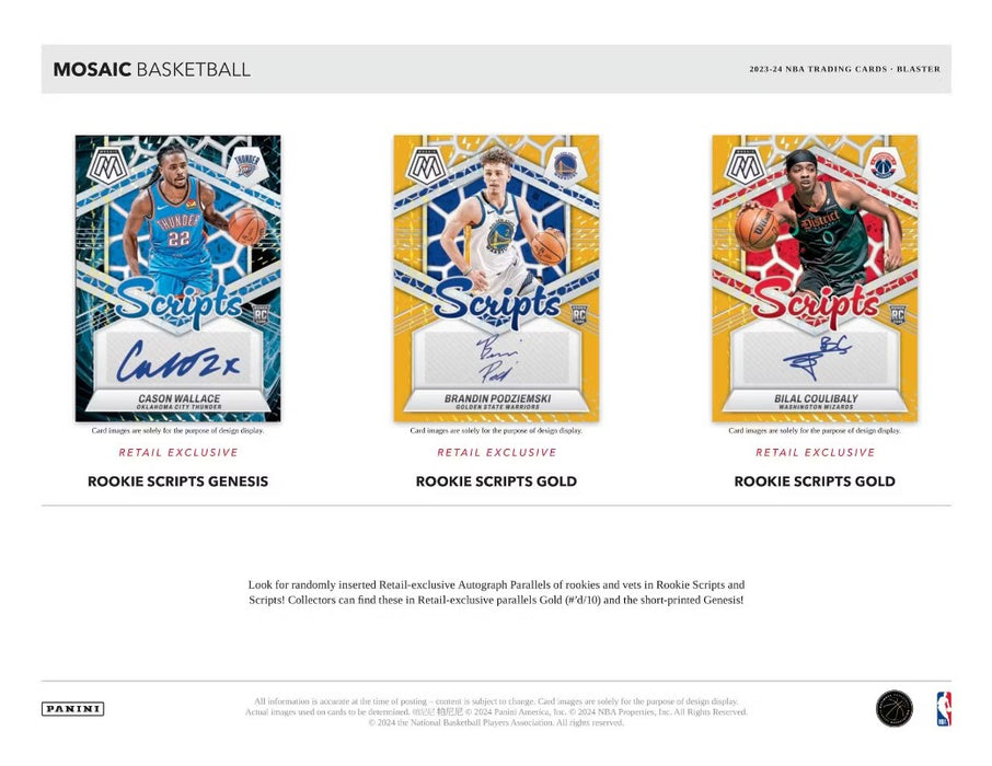 2023-24 Panini Mosaic Basketball 6-Pack Blaster Box