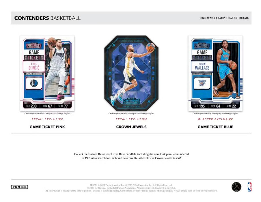 2023-24 Panini Contenders Basketball 5-Pack Blaster Box