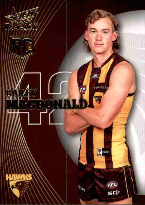 2023 Select AFL Legacy Base Rookie Cards - 158 to 217 - Pick Your Card
